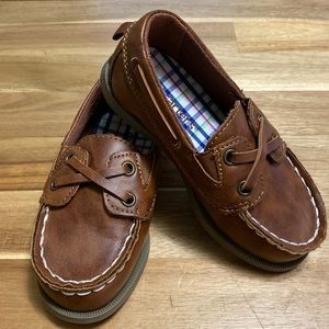 Carters brown dress shoes size 8c
